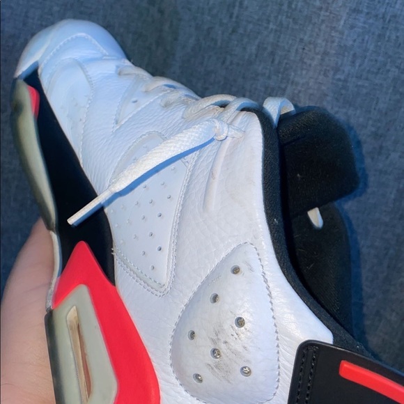 fake jordan 6 infrared white